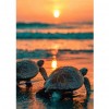 Sea Beach Turtle - Full Round Diamond Painting