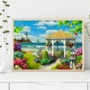 Sea Lighthouse Landscape - Full Round Diamond Painting
