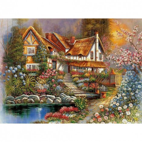 House - Full Round Diamond Painting