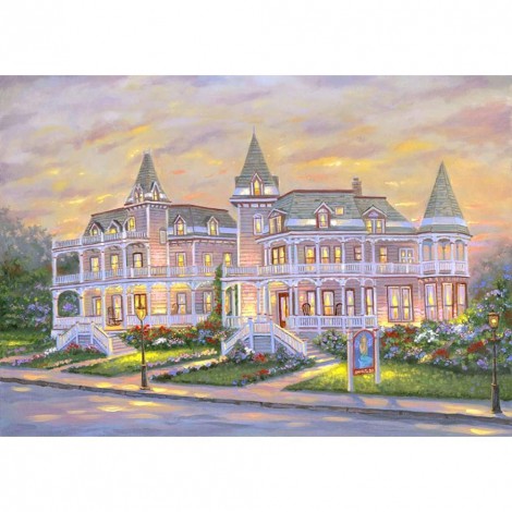 Castle - Full Round Diamond Painting