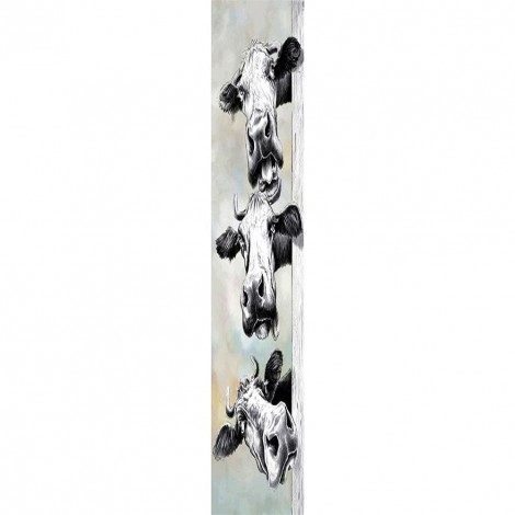 Cattle - Full Round Diamond Painting(115*25cm)