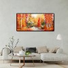 Autumn Maple Leaves - Full Round Diamond Painting(100*50cm)