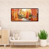 Autumn Maple Leaves - Full Round Diamond Painting(100*50cm)