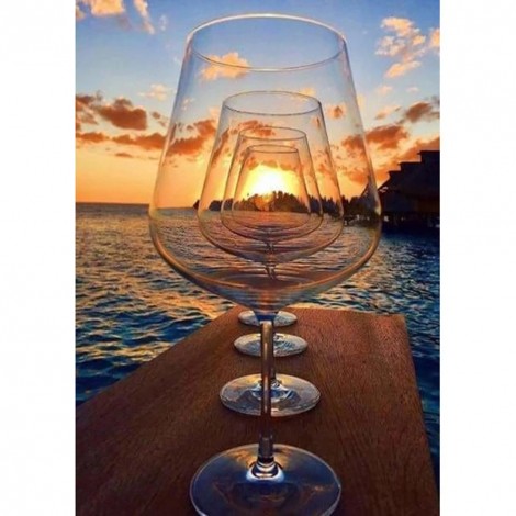 Sunset - Full Round Diamond Painting