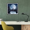 Full Moon- Full Round Diamond Painting
