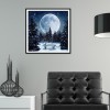 Full Moon- Full Round Diamond Painting