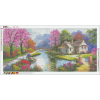 Spring Village - Full Round Diamond Painting(100*50cm)