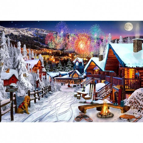 Village - Full Round Diamond Painting