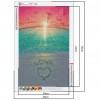 Heart Beach - Full Round Diamond Painting(40x60cm)