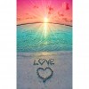 Heart Beach - Full Round Diamond Painting(40x60cm)