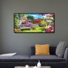 Flower Garden -Full Round Diamond Painting(80*40cm)