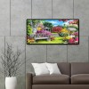 Flower Garden -Full Round Diamond Painting(80*40cm)