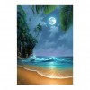 Moonlight Seaview - Full Round Diamond Painting