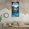 Dolphin Moon-Full Round Diamond Painting