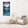 Dolphin Moon-Full Round Diamond Painting