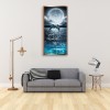 Dolphin Moon-Full Round Diamond Painting
