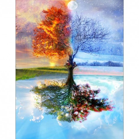 Season Tree - Full Square Diamond Painting(40x50cm)