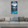 Dolphin Moon-Full Round Diamond Painting