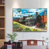 Train-Full Round Diamond Painting