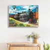 Train-Full Round Diamond Painting