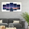 Starry Sky Mountains-Full Round Diamond Painting