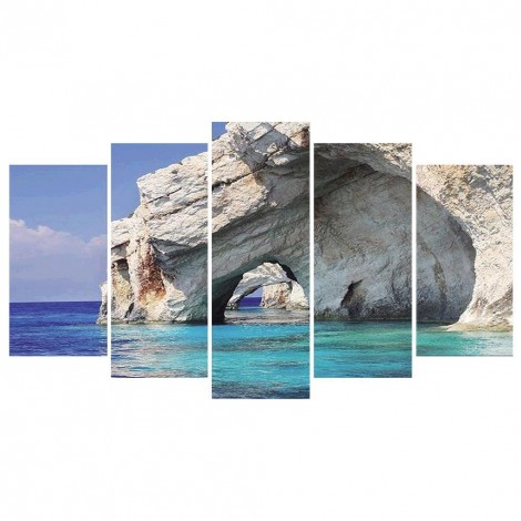 5pcs/set View- Full Round Diamond Painting(95*45cm)