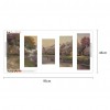 5pcs/set View- Full Round Diamond Painting(95*45cm)