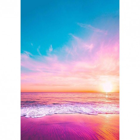 Beach - Full Round Diamond Painting