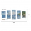 5pcs/set Sea - Full Round Diamond Painting(95*45cm)