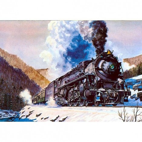 Train - Full Round Diamond Painting