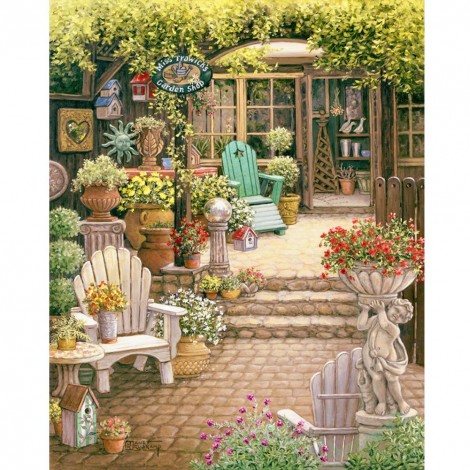 Garden - Full Square Diamond Painting(40*50cm)