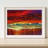 Sunset Beach - Full Round Diamond Painting