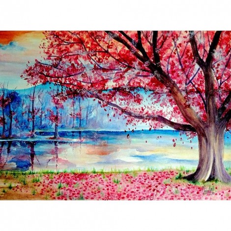 Tree - Full Round Diamond Painting