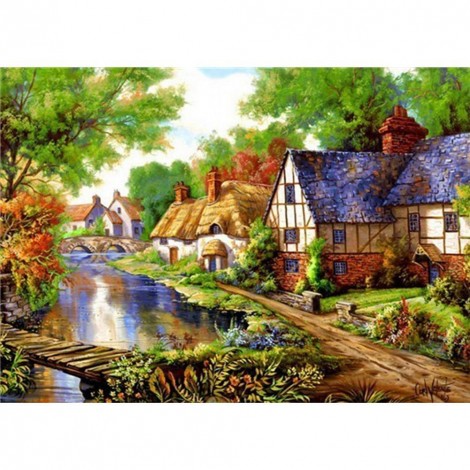 House - Full Round Diamond Painting