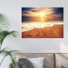 Beach LOVE - Crystal Rhinestone Diamond Painting
