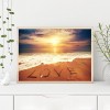 Beach LOVE - Crystal Rhinestone Diamond Painting
