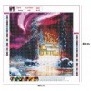 Snow House - Full Round Diamond Painting(30*30cm)