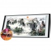 Mountains - Full Round Diamond Painting(80x30cm)