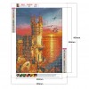 Castle by the Sea - Full Round Diamond Painting