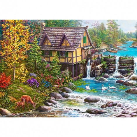 Countryside - Full Square Diamond Painting(40x50cm)