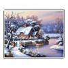 Snow House - Full Round Diamond Painting(30*25cm)