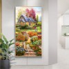 Nature Garden House - Full Round Diamond Painting