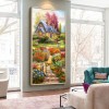 Nature Garden House - Full Round Diamond Painting