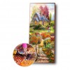 Nature Garden House - Full Round Diamond Painting