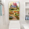 Nature Garden House - Full Round Diamond Painting