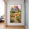 Nature Garden House - Full Round Diamond Painting