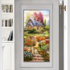 Nature Garden House - Full Round Diamond Painting
