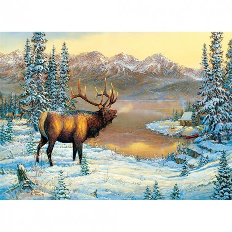 Deer - Full Square Diamond Painting