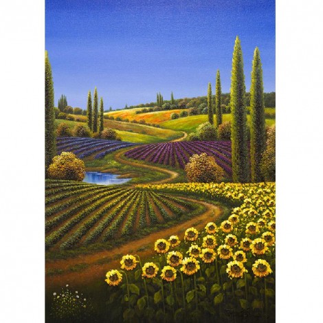 Farmland - Full Round Diamond Painting