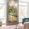 Nature Garden House - Full Round Diamond Painting